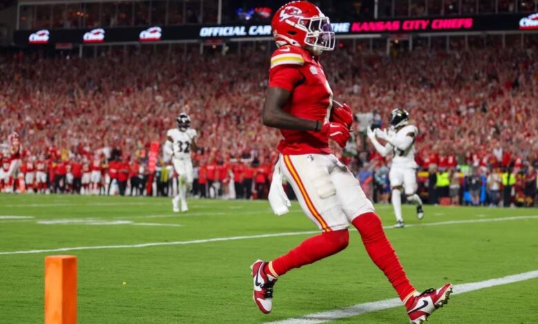 Baltimore Ravens vs Kansas City Chiefs: Full Match Player Stats