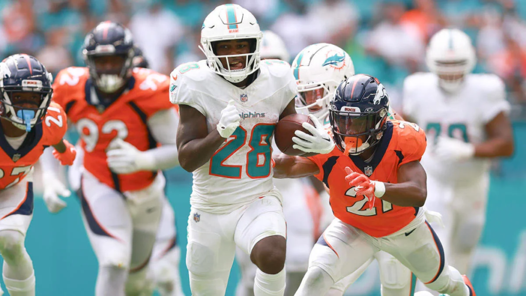 Miami Dolphins vs Denver Broncos Match Player Stats