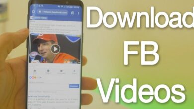 save Facebook video