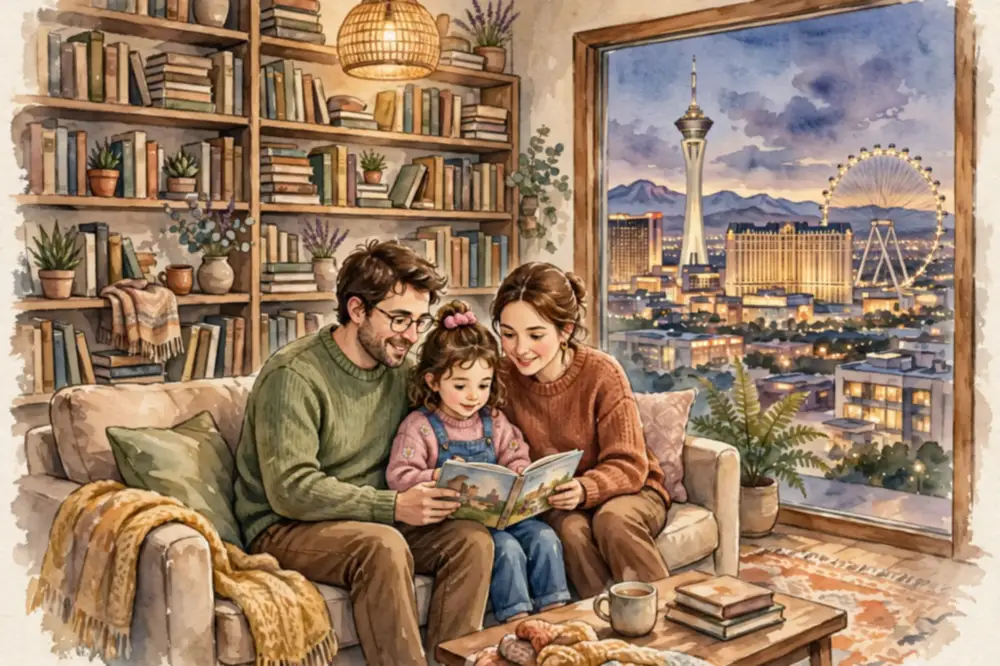 James Holzhauer wife Melissa and their daughter Natasha share a book-filled family life in Las Vegas