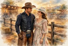 Lexie Wiggly during her years as the wife of PBR world champion J.B. Mauney on the rodeo circuit