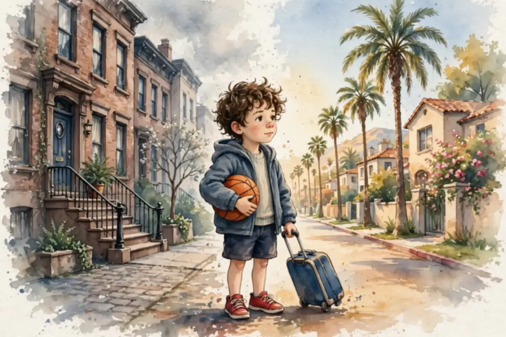 Owen Tyler Sussman spent his childhood between New York and Los Angeles after his parents divorced
