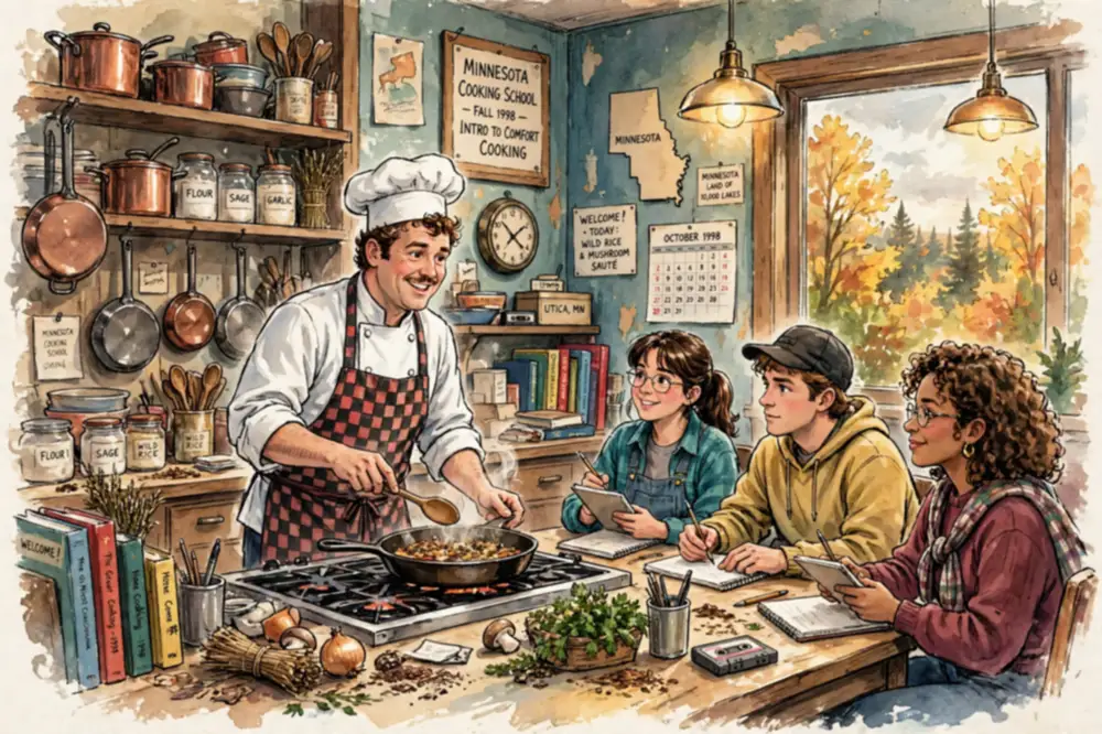 Andrew Zimmern wife Rishia Haas met the chef while he was teaching at a Minnesota cooking school